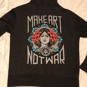 Obey Make Art Not War Hoodie